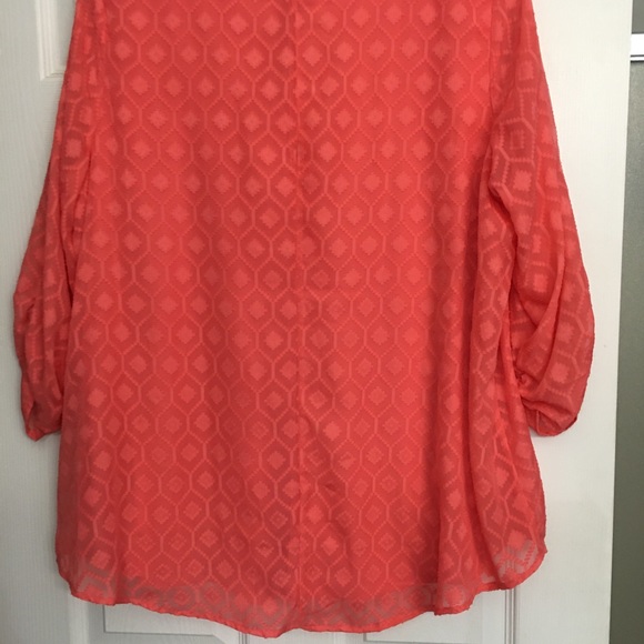 Coral Blouse - Picture 2 of 3